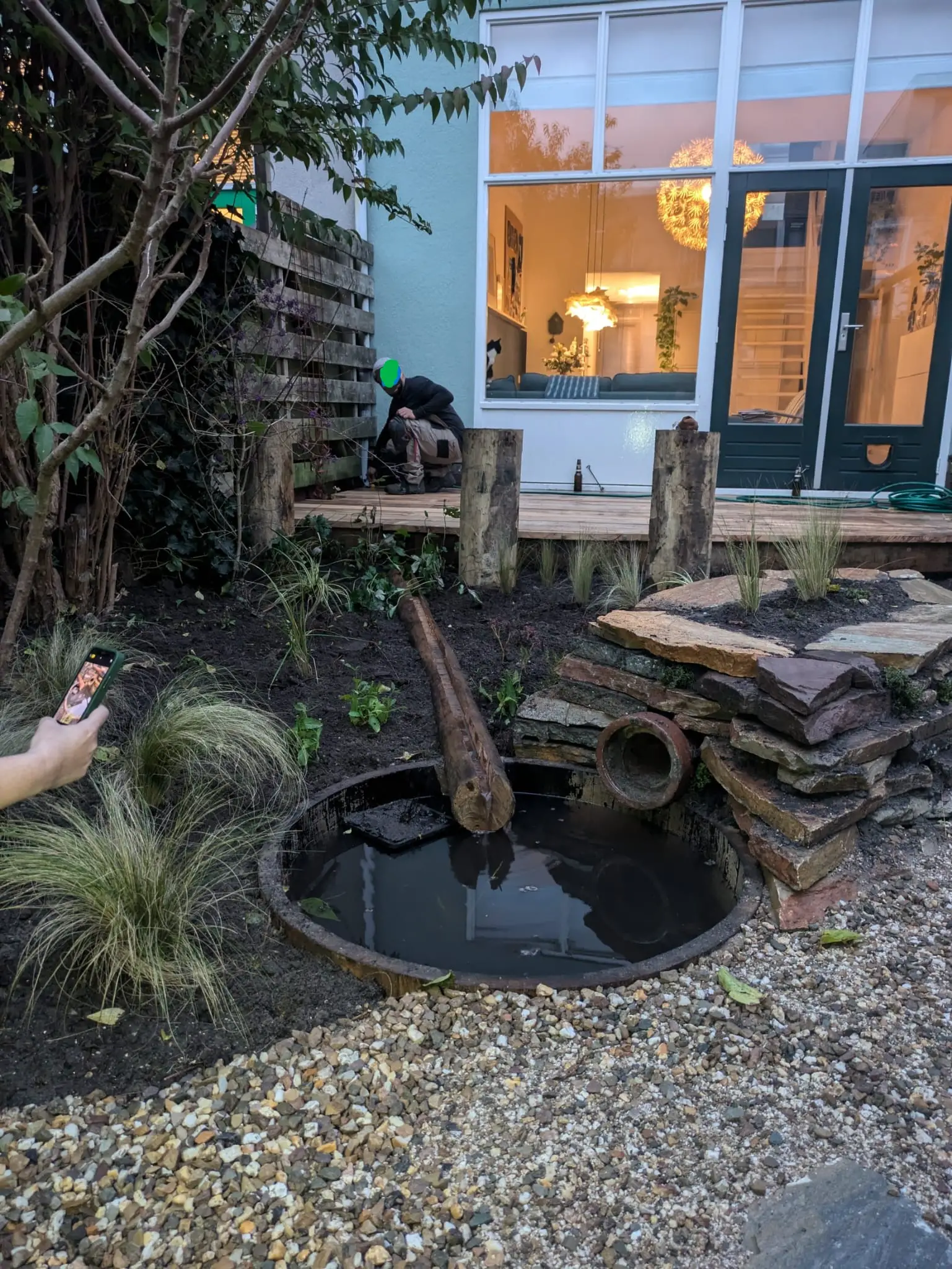 Tuinontwerp met wadi
